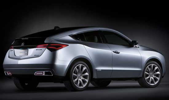 acura zdx concept 2009