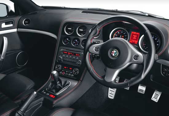 interior alfa romeo brera s