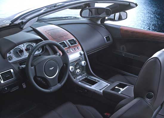 interior aston martin db9 volante