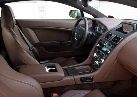 astor martin v8 vantage 2009 interior