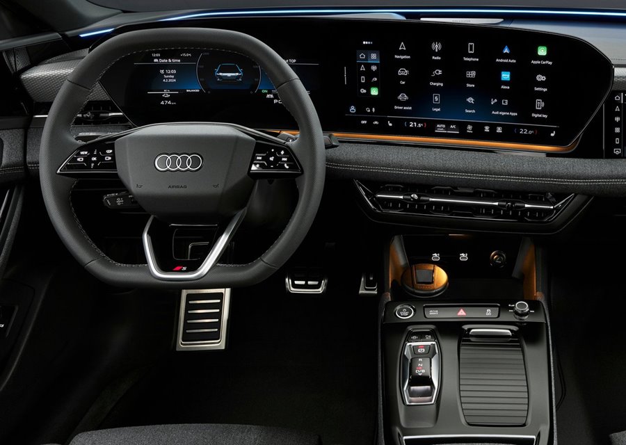 audi a6 e-tron interior painel