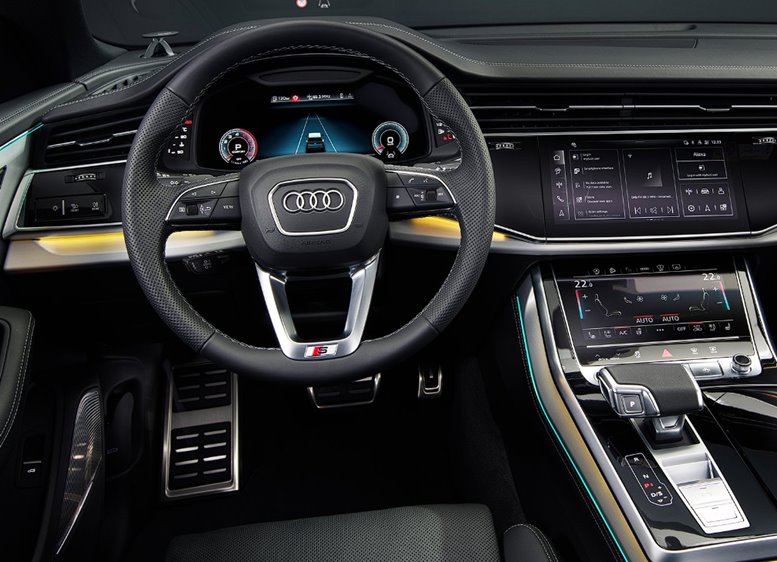 audi q8 2024 interior painel dashboard