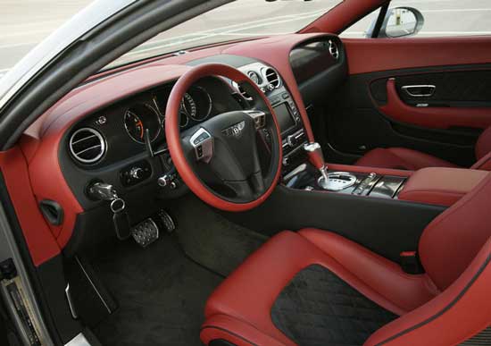 interior bentley continental supersport