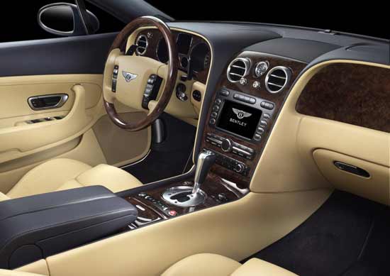 bentley continenta gt interior