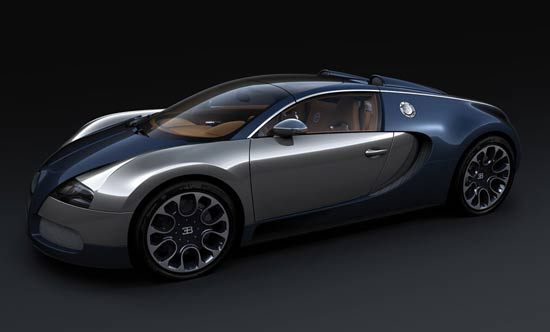 bugatti veyron grand sport bleu