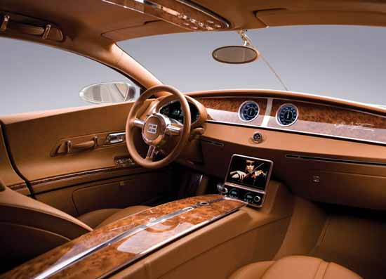 interior bugatti galibier concept