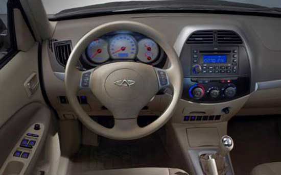 interior do chery tiggo