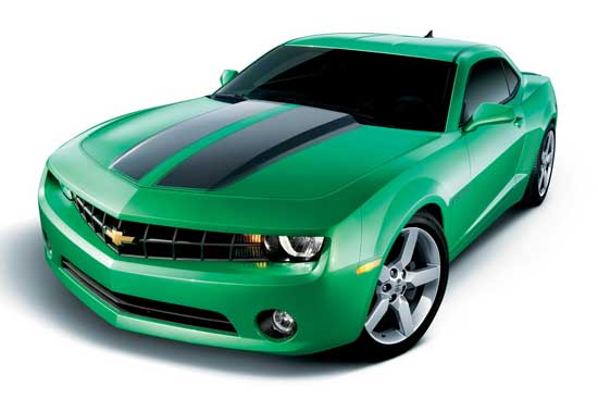 chevrolet camaro sinergy green