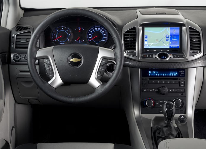 nova chevrolet captiva 2012 interior painel