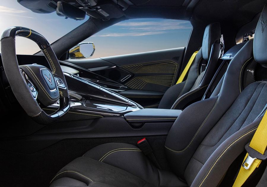 chevrolet corvette zr1 2025 interior bancos