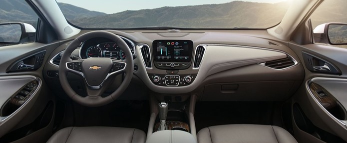 chevrolet malibu 2016 interior