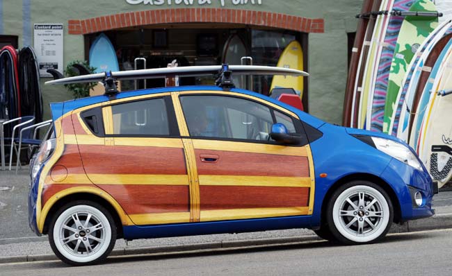 chevrolet spark woody wagon