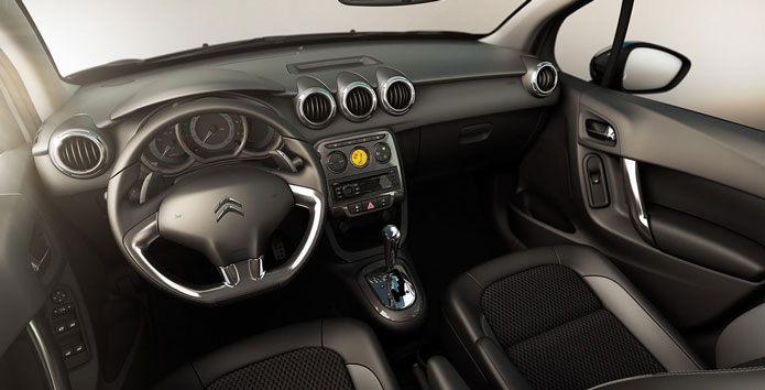 novo citroen c3 2013 brasil interior painel