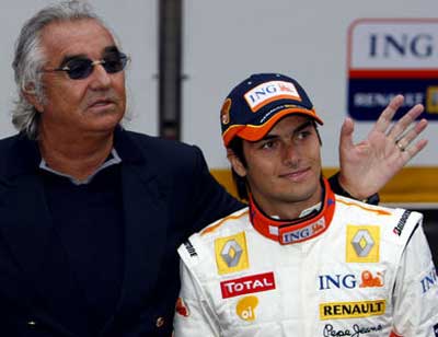 flavio briatore e nelsinho piquet