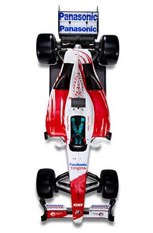 carro da equipe toyota f1 2009