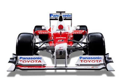 toyota tf109 carro da equipe toyota f1 2009