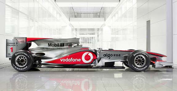 mclaren mp4 25 / carro da equipe mclaren f1 2010