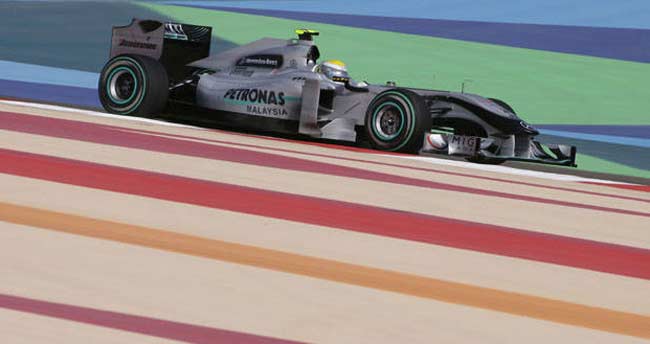 nico rosberg mercedes f1 2010 gp bahrain