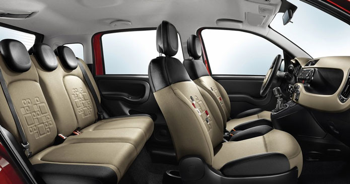 2012 fiat panda interior