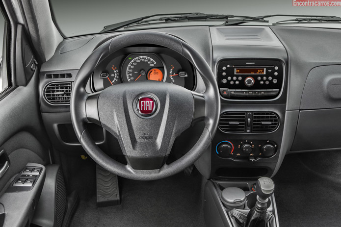 fiat siena el 2015 interior painel