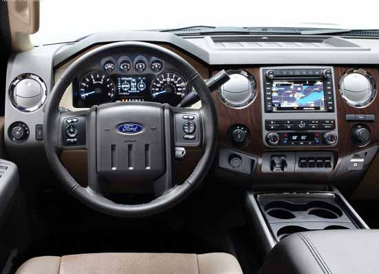 interior ford super duty 2011