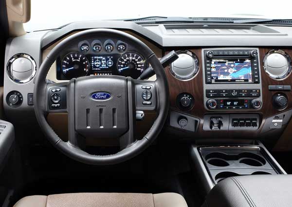 interior ford super duty 2011