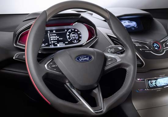 ford vertrek concept painel / ford vertrek interior dashboard