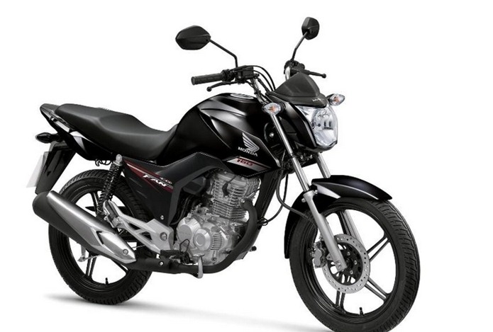 honda cg 160 fan 2017 preta