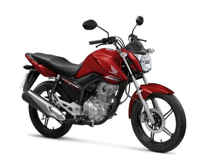 honda cg 160 fan 2017 vermelha