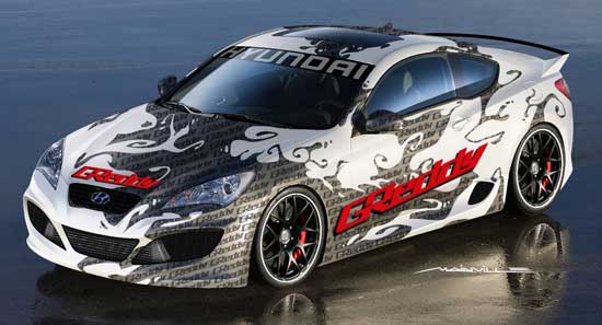 hyundai genesis coupe GReddy