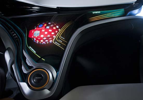 hyundai curb concept interior painel / dashboard