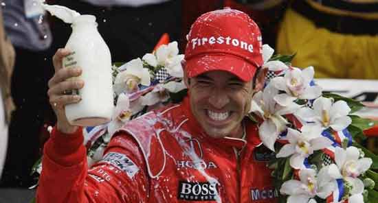 helio castroneves podio / 500 milhas de indianapolis 2009