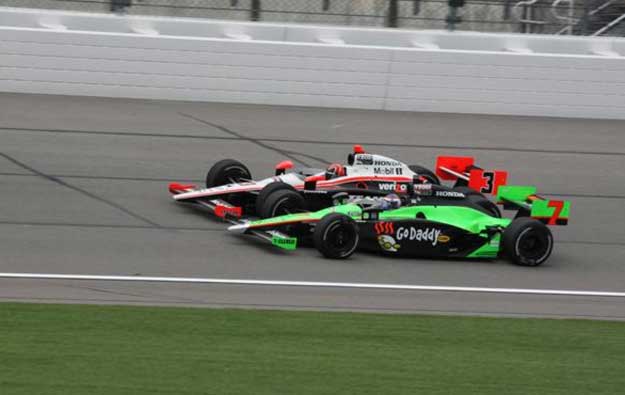 indy helio castroneves e danica patrick