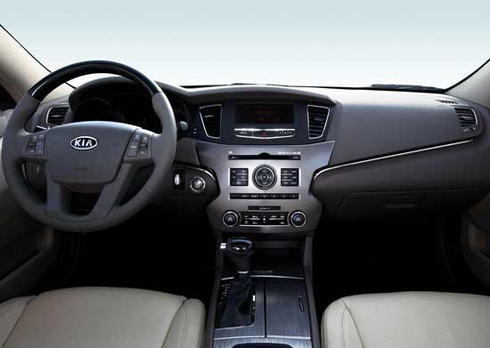 interior kia cadenza