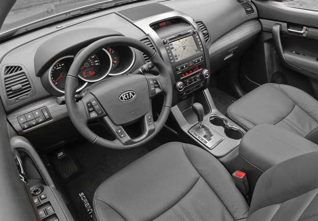 interior painel novo kia sorento