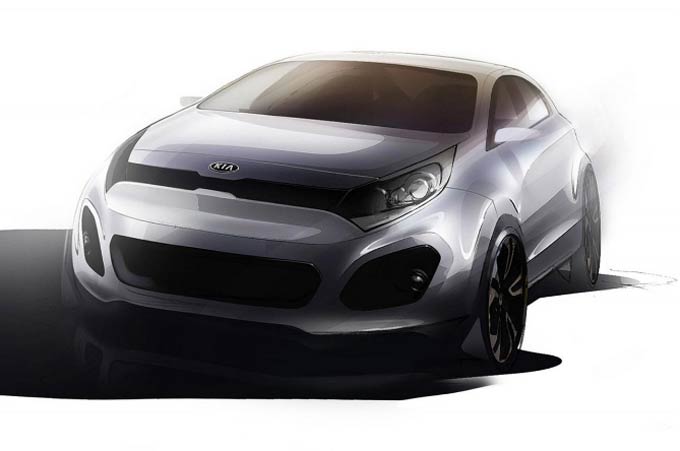 novo kia rio teaser