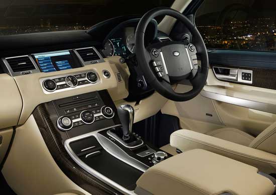 interior land rover range rover sport 2010