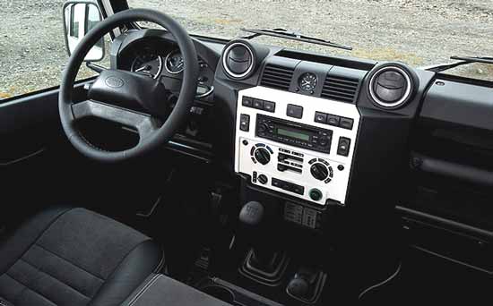 interior land rover defender