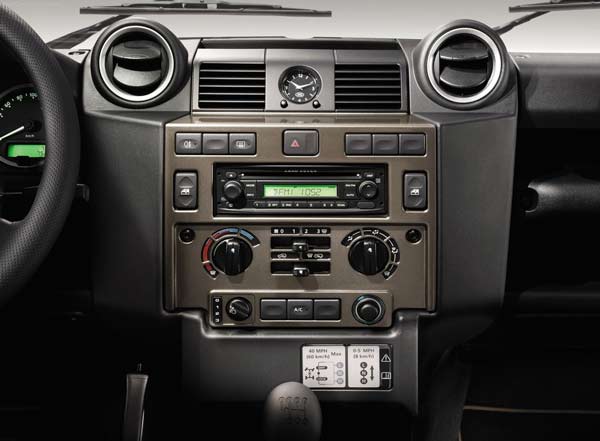 interior land rover defender x-tech