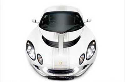 lotus elise black and white edition