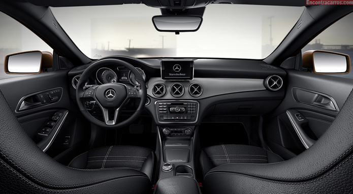 mercedes cla brasil interior painel