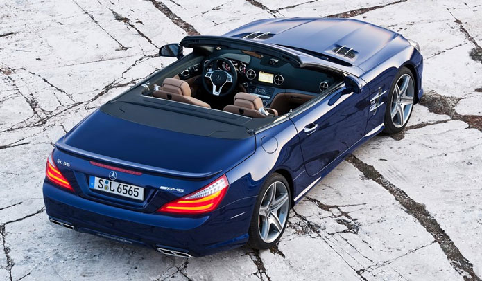 mercedes sl 65 amg 2012 2013 traseira - rear view