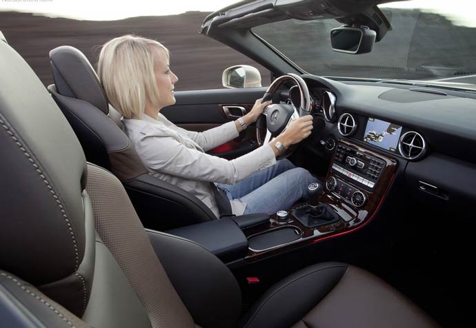 mercedes slk 2012 interior