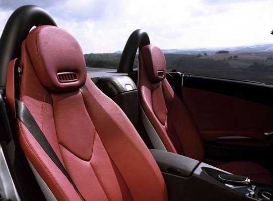 mercedes slk interior