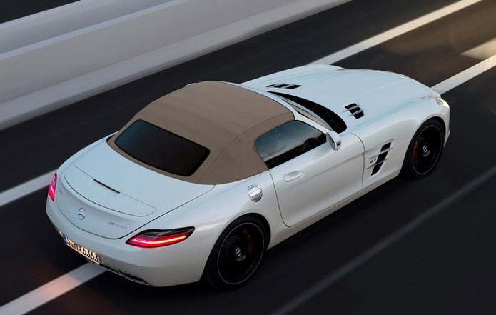 mercedes sls amg roadster traseira