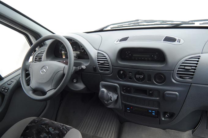 interior painel mercedes sprinter