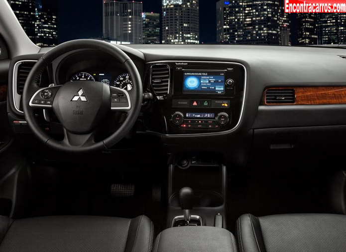 novo mitsubishi outlander 2014 interior painel