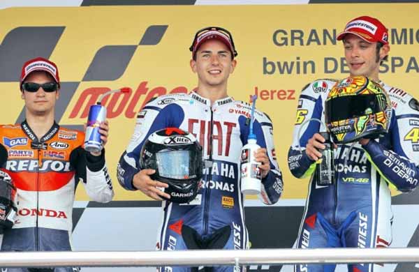 moto gp jerez de la fronteira 2010 podio