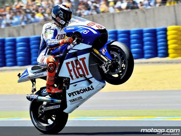 motoGP jorge lorenzo le mans 2010