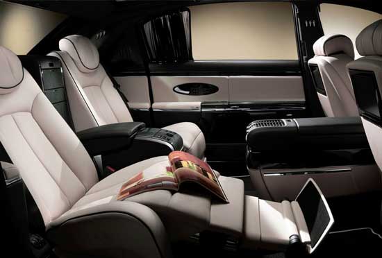 maybach 62 s inteiror